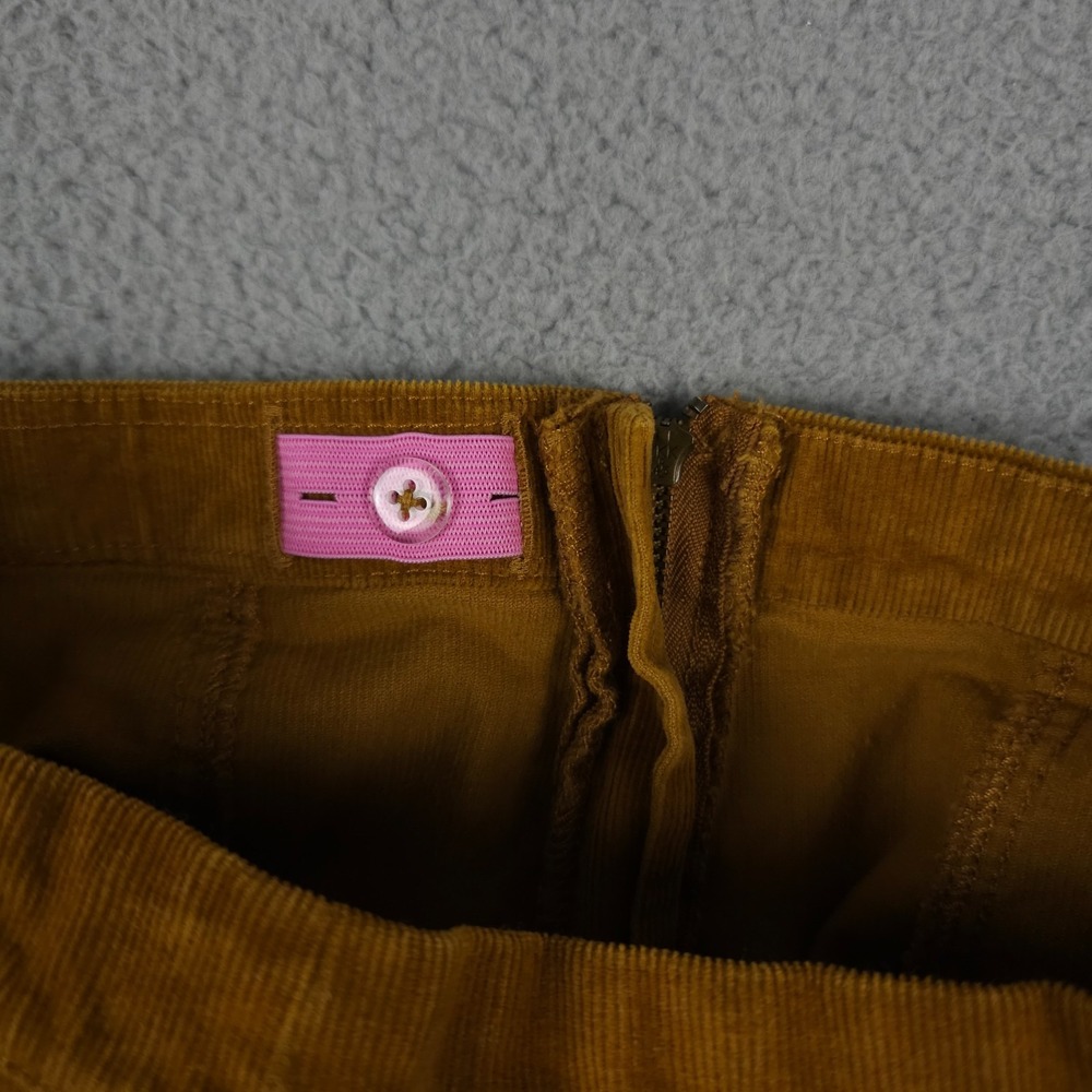 Crewcuts Skirt Girls 8 Brown Corduroy Mini Adjustable Waist Preppy School J Crew - Picture 8 of 9